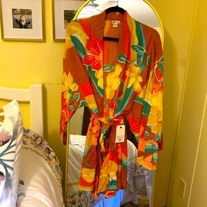 Billabong beach kimono NWT